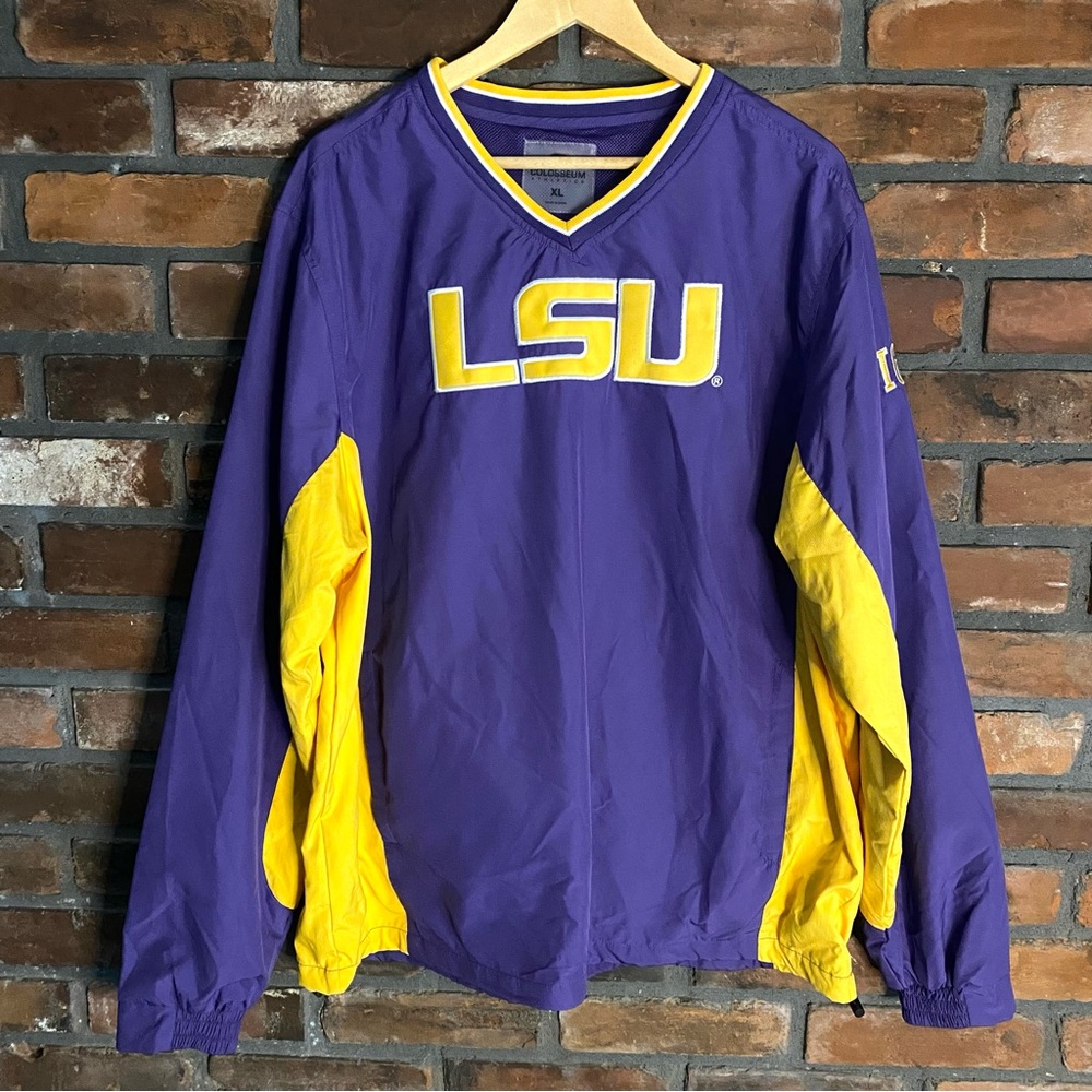 LSU Tigers Pullover Jacket Adult XL
